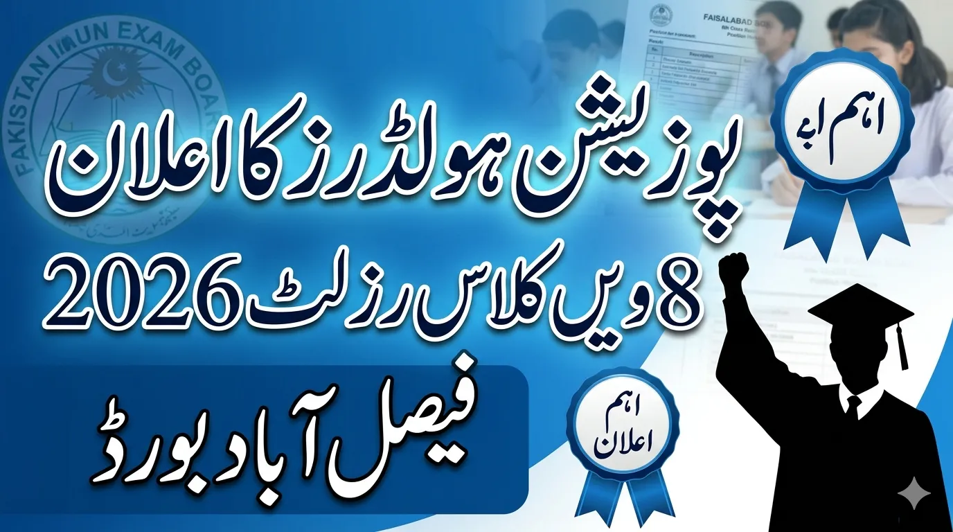 Faisalabad Board 8th Class Result