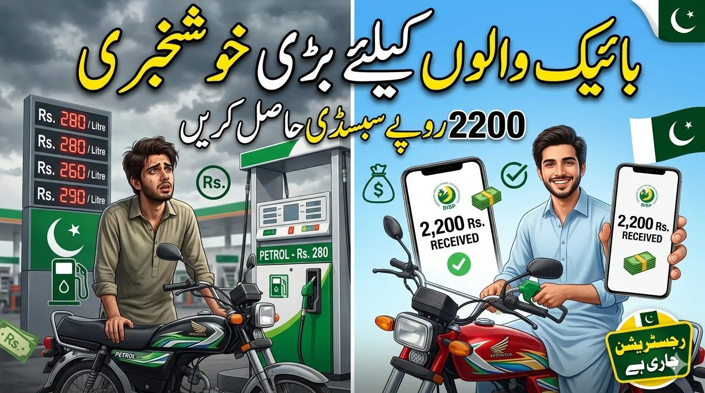 Motorcycle petrol subsidy Pakistan 2026